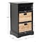 Safavieh Milan Side Storage Side Table - Distressed Black AMH5700B - alternate 4